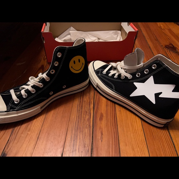 Chinatown Market x A Bathing Ape x Chuck 70 High ‘Black’ - Picture 5 of 7